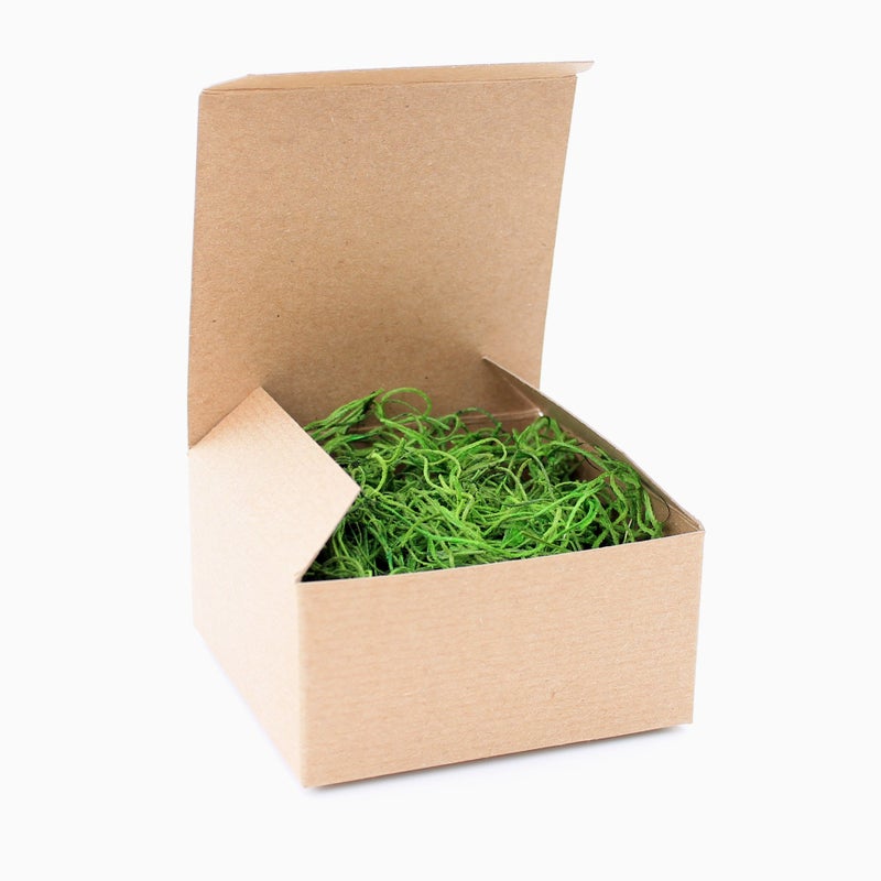 AwePackage 12 Count of Pinstripe Kraft Gift Box - 4x4x2 - Image 3